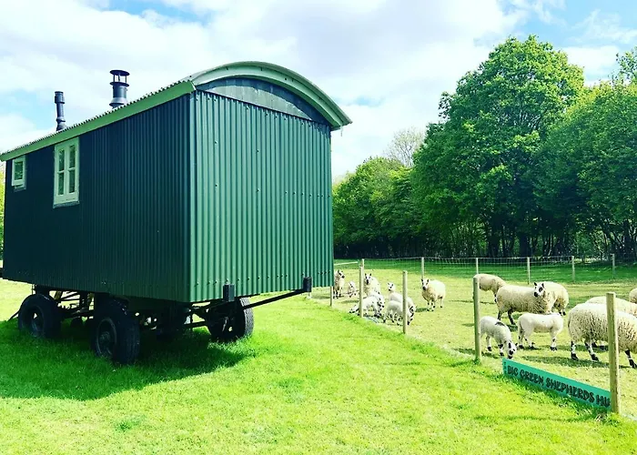 The Big Green Shepherds Hut