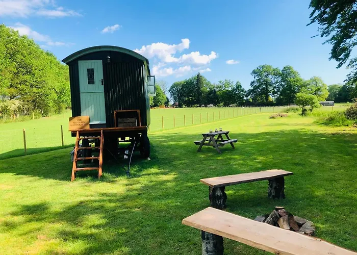 The Big Green Shepherds Hut